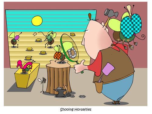 Shooing Horseflies