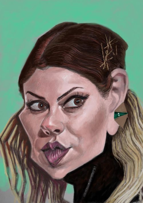 Blanca Suarez caricature