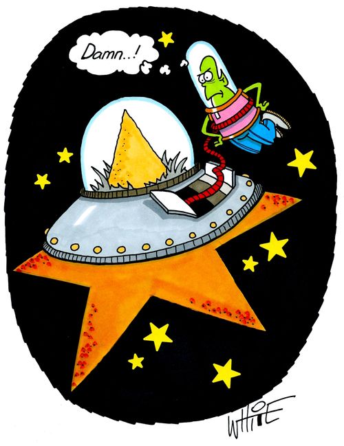 Star versus UFO...