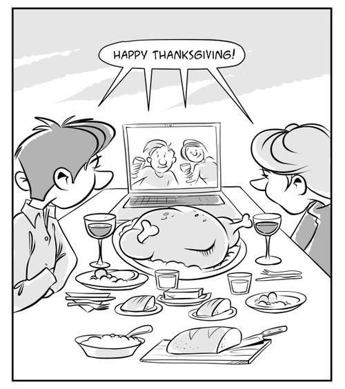 "Happy thanksgiving!"