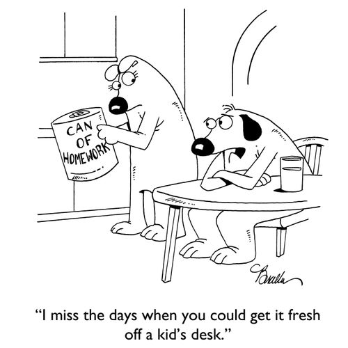 "I miss the days when you could get it fresh off a kid's desk."