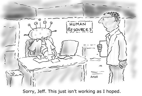 "Sorry, Jeff. This just isn't working as I'd hoped."