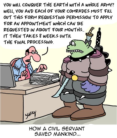 How a Civil Servant saved mankind...