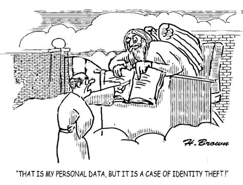 "That is my personal data, but it is a case of identity theft!"