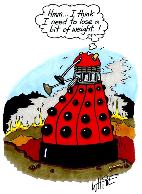 "Hmm... I think I need to lose a bit of weight..!"