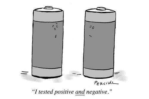 "I tested positive and negative."