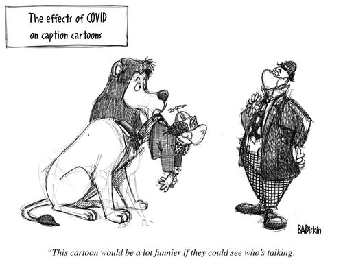 Effects of COVID on Caption Cartoons