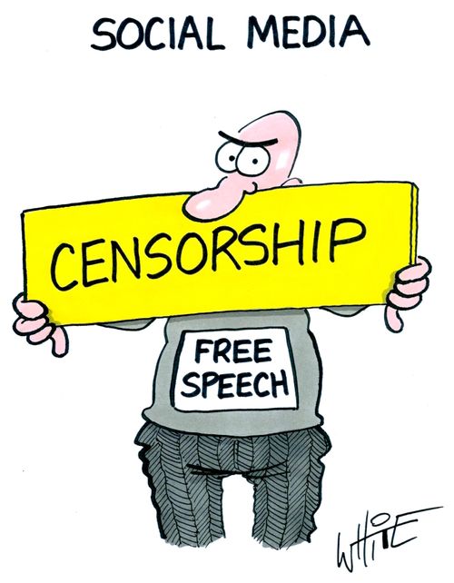 Social media and censorship...