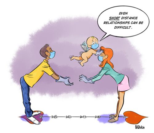 "Evan short distance relationship can be difficult."