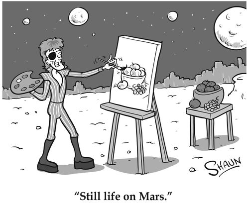 Still life on Mars.