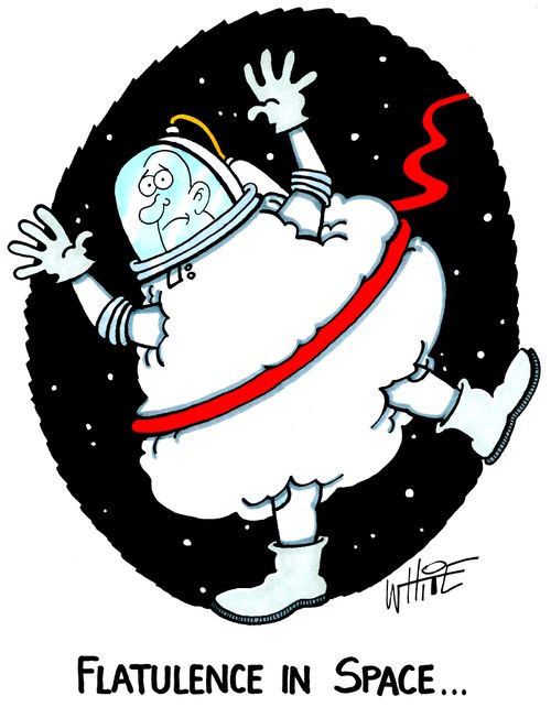 Flatulence in space...