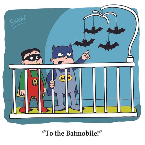 To the Batmobile!