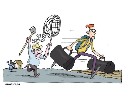 Young people escape agricultural work