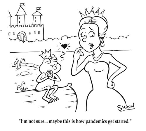 "I'm not sure... maybe this is how pandemics get started."