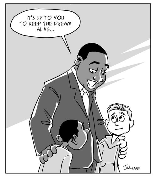 "It's up to you to keep the dream alive."