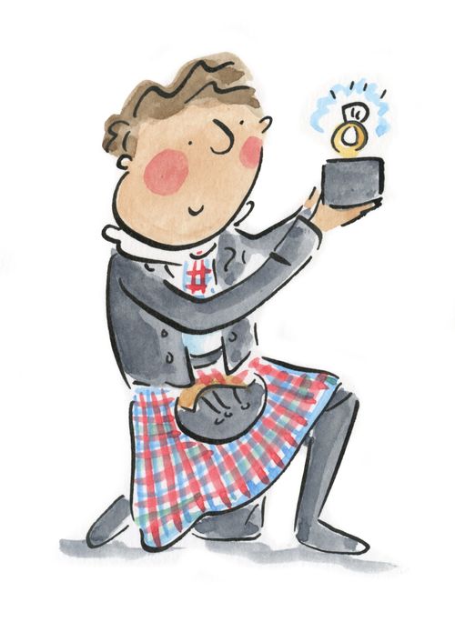 Scottish engagement.