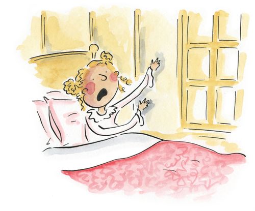 Panic of waking up.