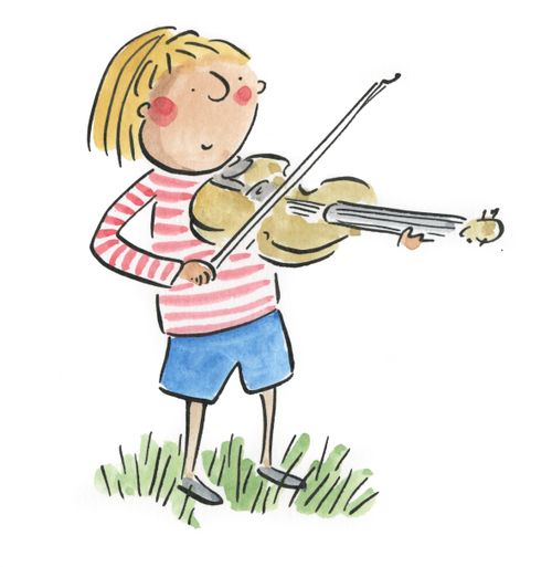 Viola player.