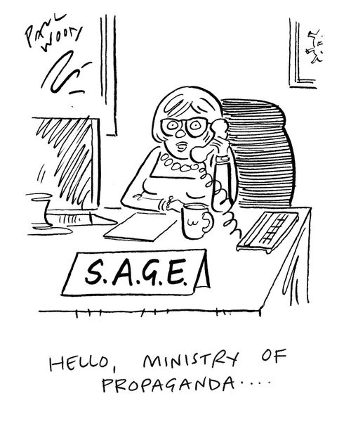 "Hello, Ministry of Propaganda..."