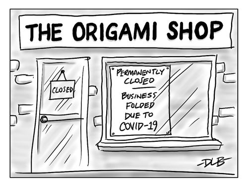 Origami Shop - Business Folded Due To COVID-19