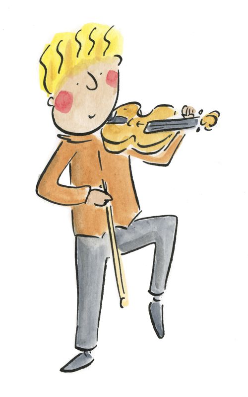 Orpheus and his violin