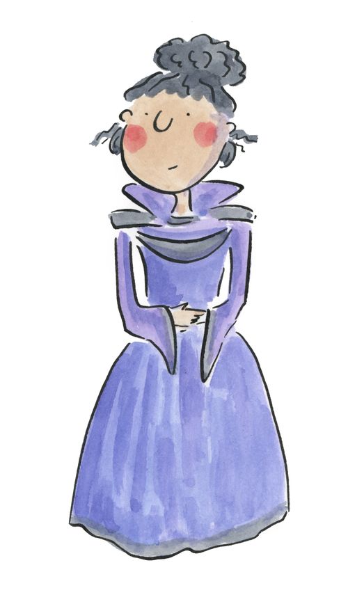 Purple dress