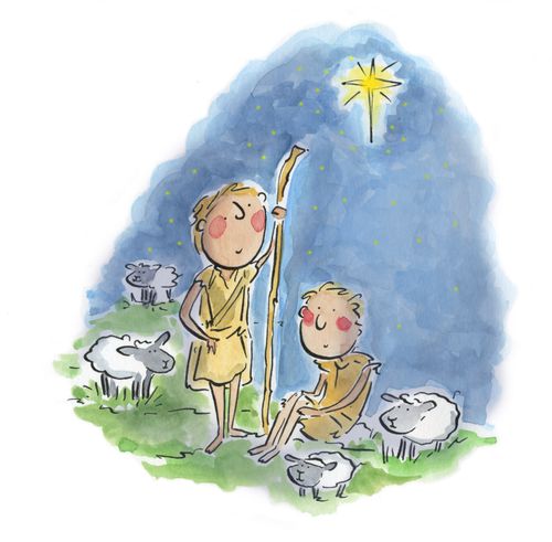 While Shepherds watched their flocks by night