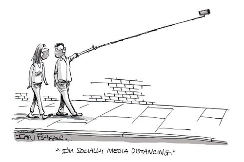 Socially Media Distancing