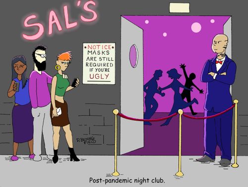 Post-pandemic night club.