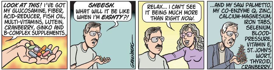 "SHEESH. What will it be like when I'm eighty?!"