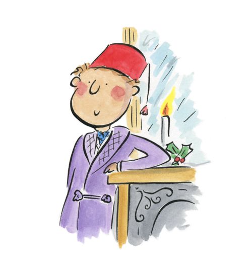 A man wearing a fez