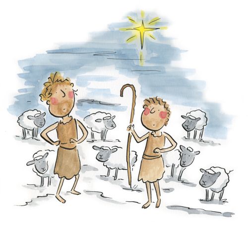 While Shepherds watched their flocks by night