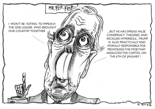 "I won't be voting to impeach the one leader who brought our country together..."