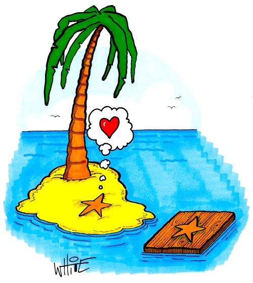 Desert island starfish...