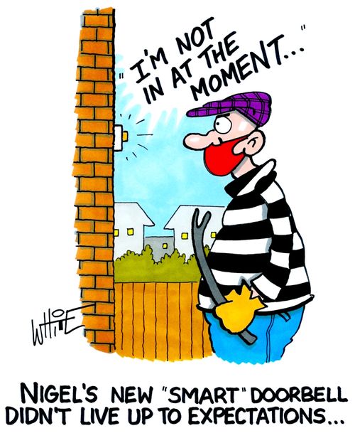 Nigel's new 'smart' doorbell didn't live up to expectations...