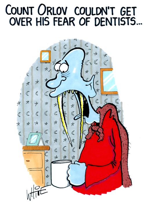 Count Orlov couldn't get over his fear of dentists...