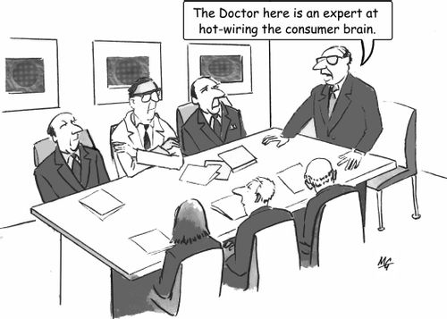"The Doctor here is an expert at hot-wiring the consumer brain."