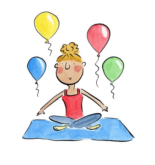 Yoga birthday.