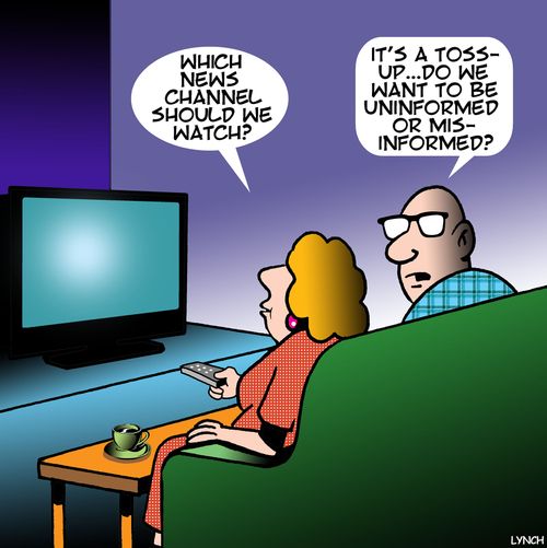 "Which news channel should we watch?"