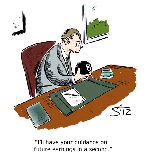I'll have your guidance on future earnings in a second.