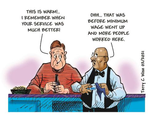 "This is warm!.. I remember when your service was much better!"