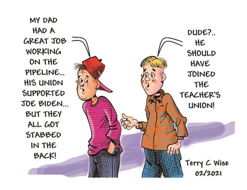 "My dad had a great job working on the pipeline...