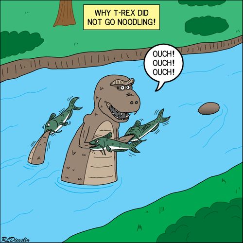 Why T-Rex Did Not Go Noodling