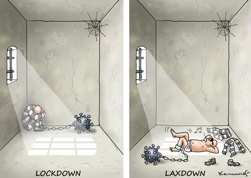 Lockdown vs Laxdown