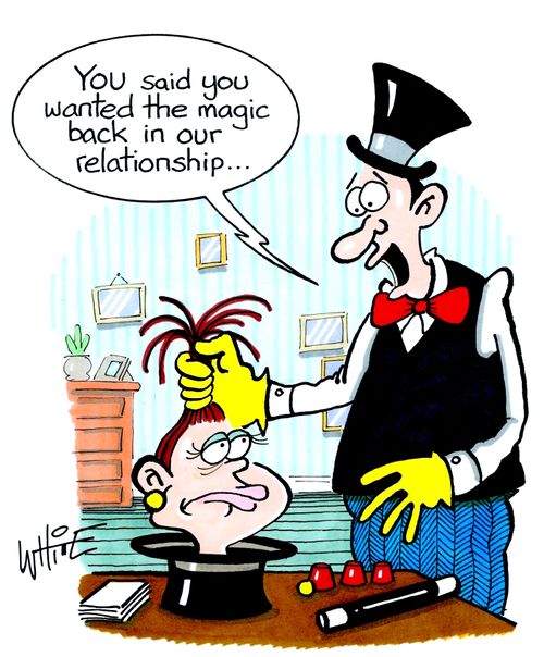 "You wanted the magic back in our relationship..."