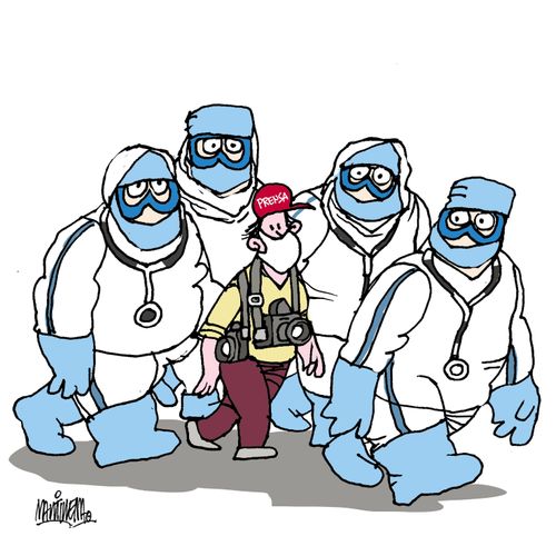Journalists in the face of the pandemic