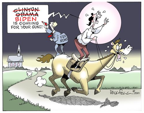"Biden is coming for your guns!"