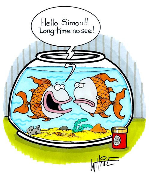 "Hello Simon!! Long time no see!"