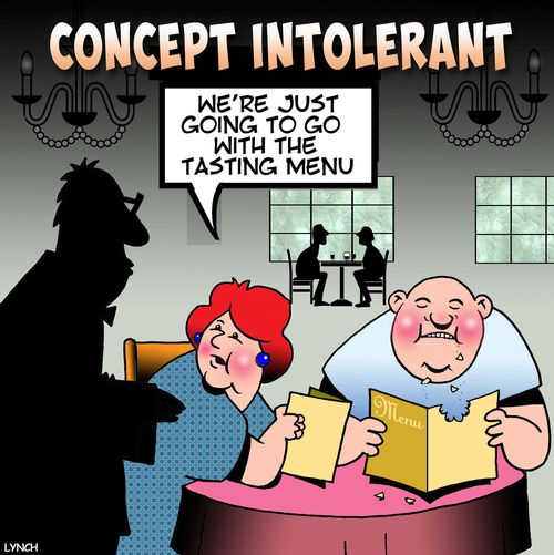 "We're just going to go with the tasting menu."