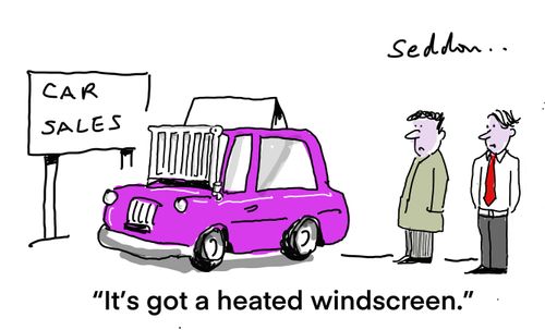 "It's got a heated windscreen."